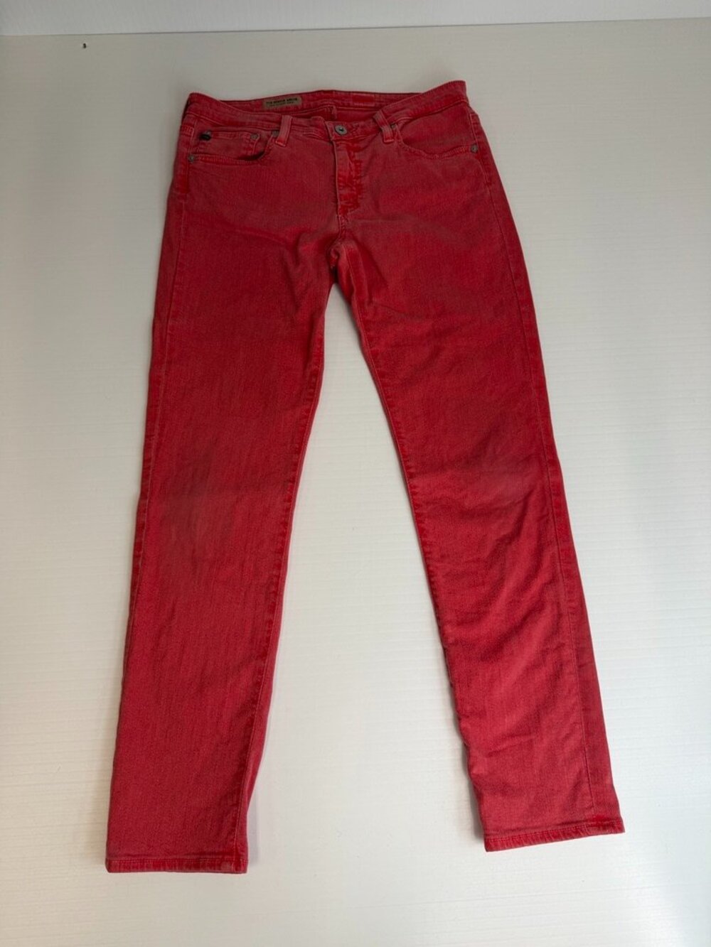 Adriano Goldschmied Jean Women 29 Stevie Ankle 29x28 Slim Straight Denim USA Ex
